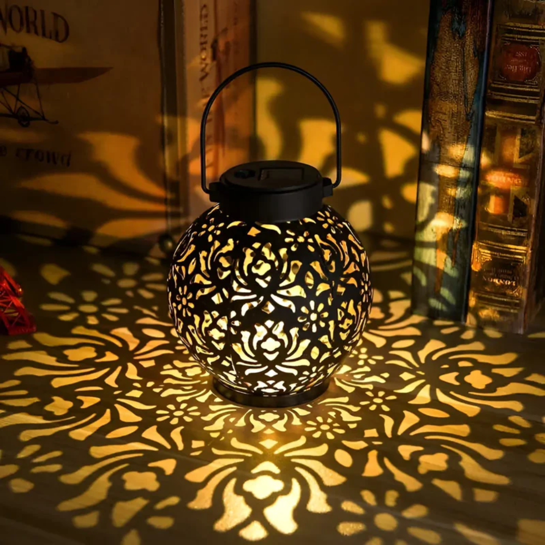 Waterproof LED Solar Garden Hanging Lamp - RadiantGlow