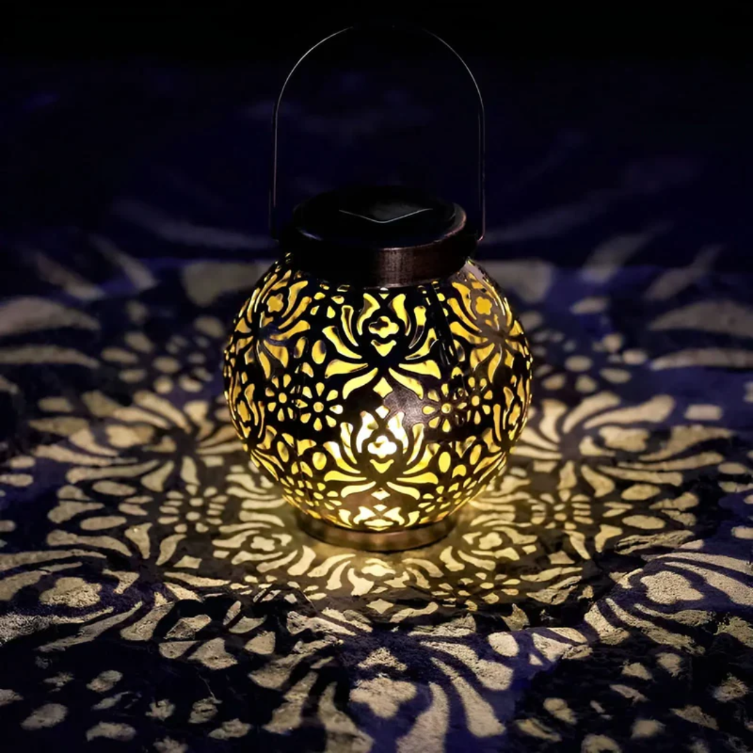 Waterproof LED Solar Garden Hanging Lamp - RadiantGlow