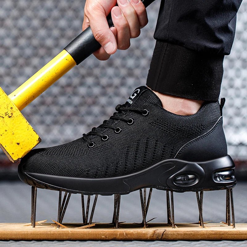 WERKTRITT – Indestructible Safety Shoes with Steel Toe Cap for Men