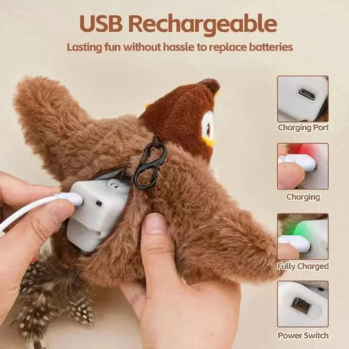 WHISKERFUN – Interactive Plush Toy for Active Cats