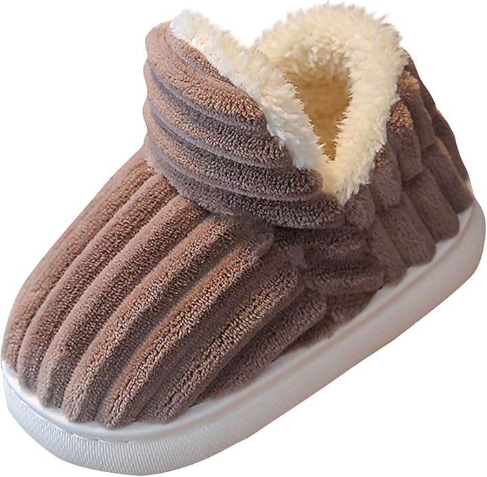 Winter Slippers for Kids - Warm Lined Indoor Slippers
