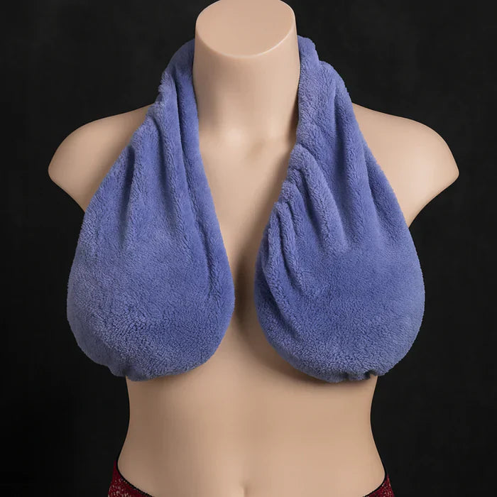 Women’s Backless Strapless Towel Bra for Large Bust Supports