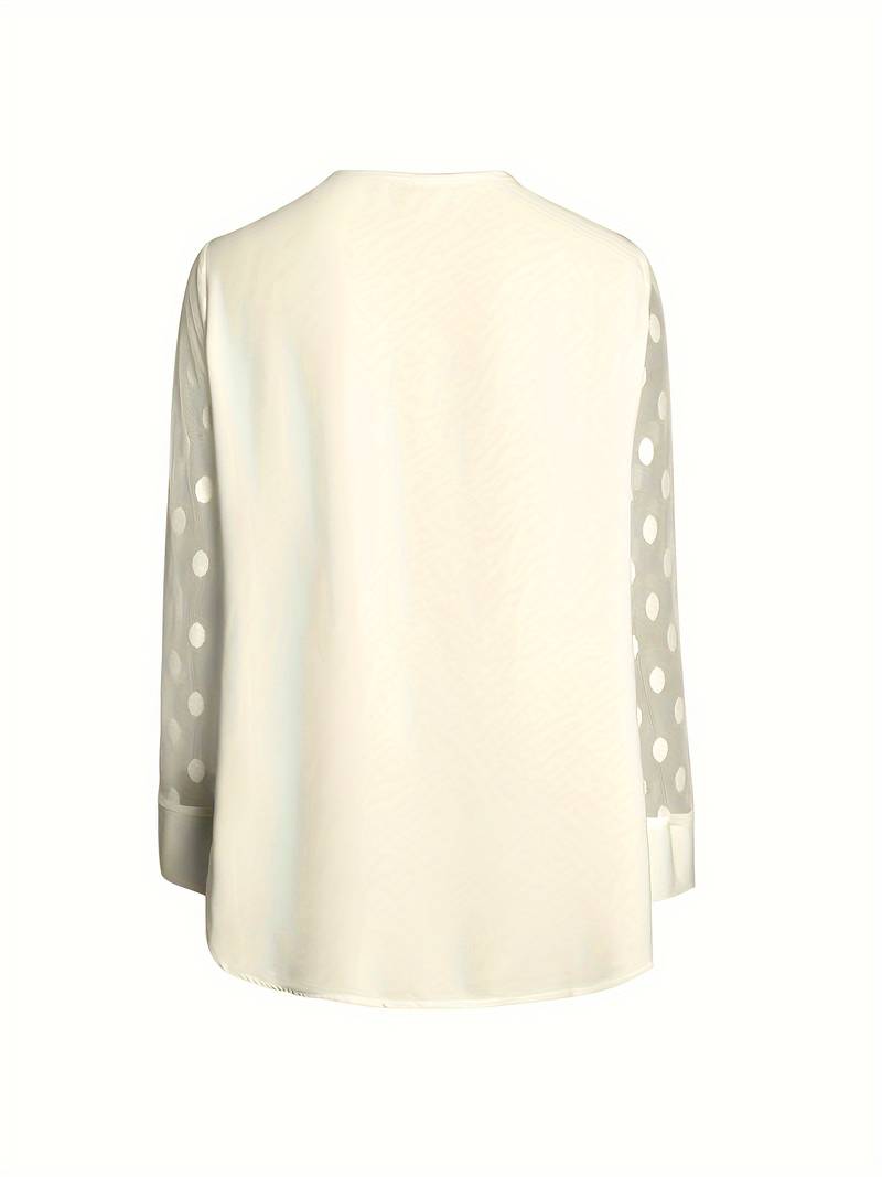 Women's Long Sleeve Top Party Tops Soft Blend Cutout Neckline