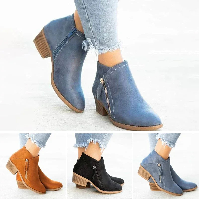 Women's Orthopaedic Leather Boots - Autumn Edition