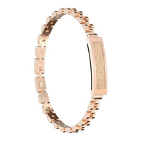 Pulsera inteligente para mujer estilo cadena con monitor de fitness, frecuencia cardíaca, sueño y actividad