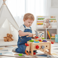 WOODCRAFT – Boîte à outils pour enfants pour construction créative et exploration