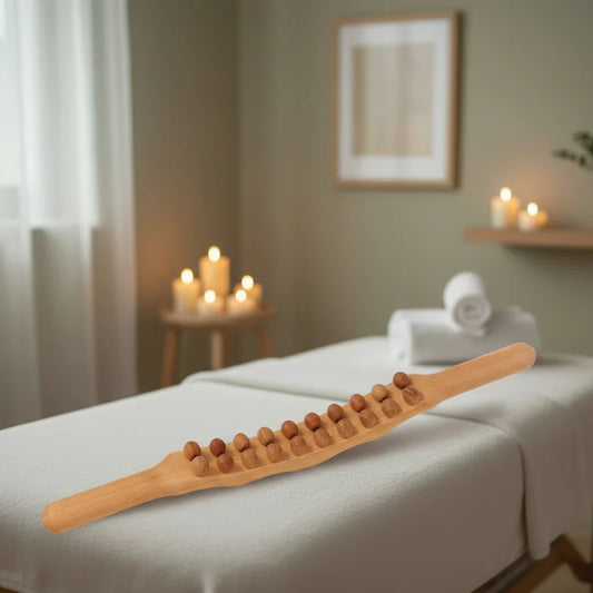 WOOLEASE – Gua Sha Massage Stick made of Natural Wood