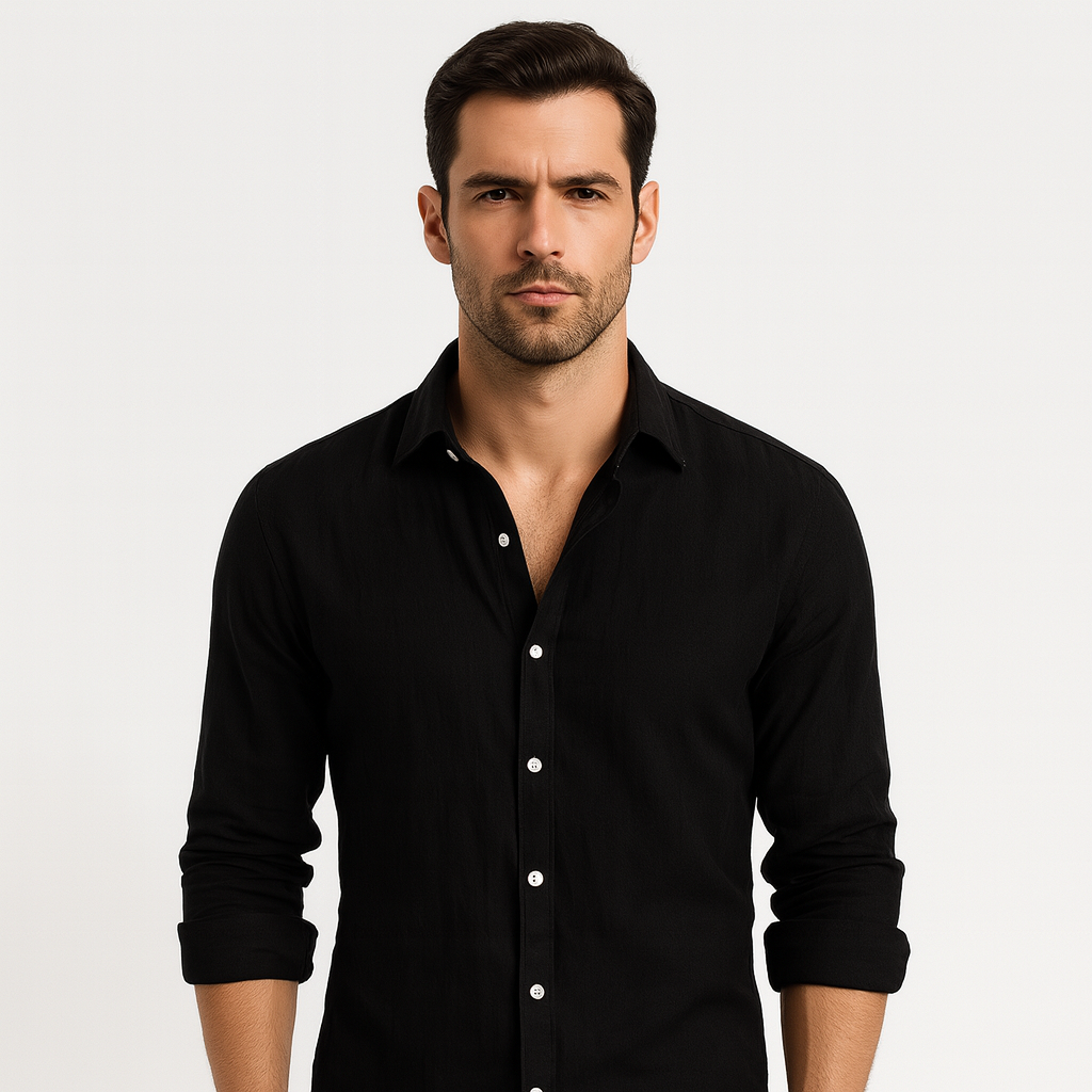 Zander | Lightweight, breathable & stylish linen shirt for men