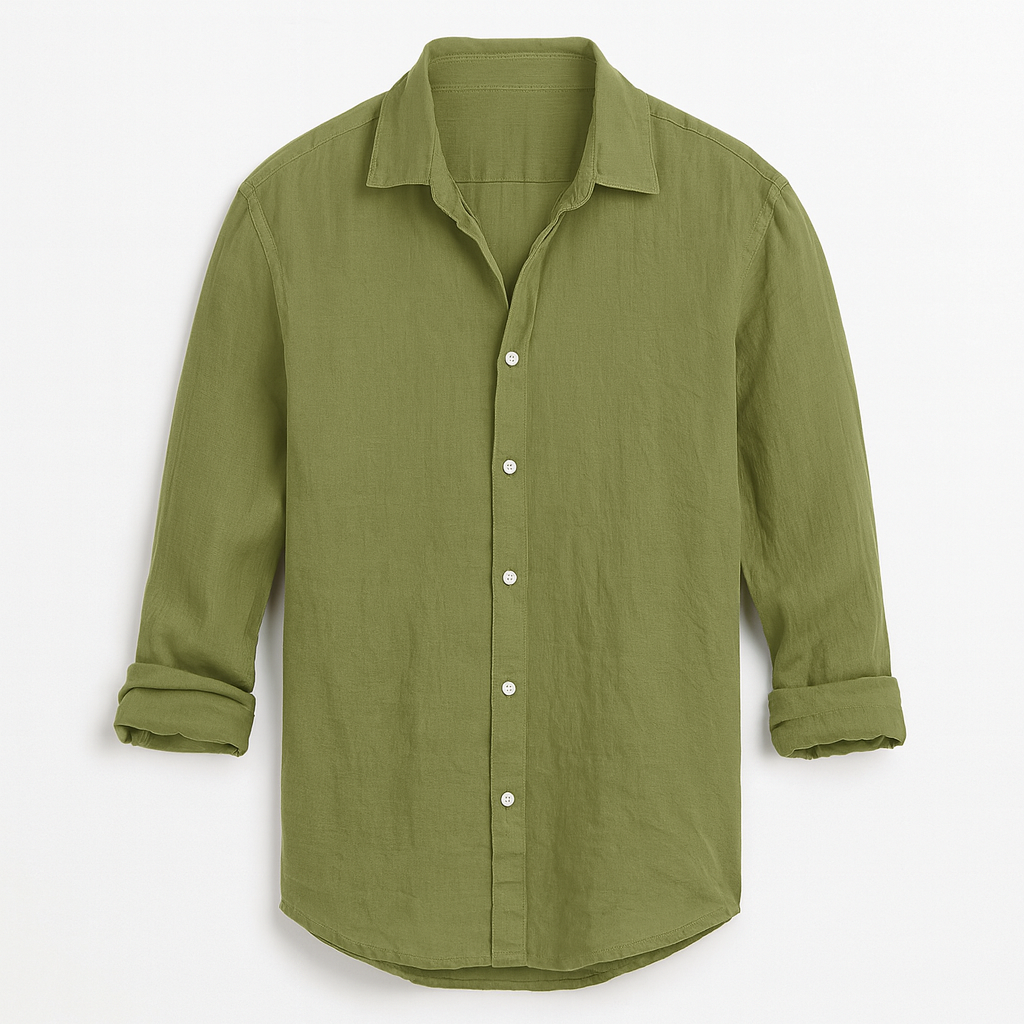 Zander | Lightweight, breathable & stylish linen shirt for men